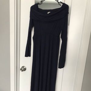 Long maternity dress